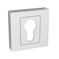 Elegancki Chromowy Szyld Kwadratowy 55x55 mm do Drzwi Wewnętrznych - Nowoczesny Design