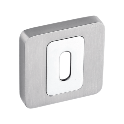 Elegancki szyld kwadratowy satyna/chrom - perfekcja każdego wnętrza!