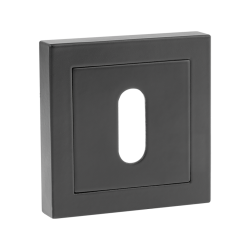 Kwadratowy Szyld WC z Czarnego Aluminium do Drzwi Wewnętrznych – Styl i Funkcjonalność