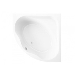 Polimat Standart Wanna 150x150 Akrylowa z białą obudową w zestawie z syfonem i nóżkami + Antybakteryjna Powłoka