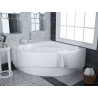 Polimat Standart Wanna 150x150 Akrylowa z białą obudową w zestawie z syfonem i nóżkami + Antybakteryjna Powłoka