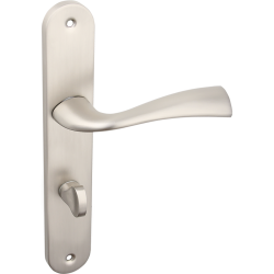 Malta Elegancka Klamka WC Satyna Mat – Stylowe Wykończenie do Twoich Drzwi