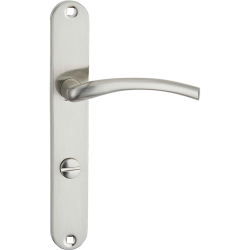 Klamka Agra WC - Stylowe Satynowe Wykończenie do Drzwi Wewnętrznych!