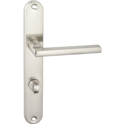 Stylowa klamka ADA Satyna z długim szyldem - ekonomiczna elegancja i trwałość aluminiowa