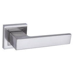 Elegancka klamka Samaria na rozecie - Satynowe wykończenie, Klasyczny design