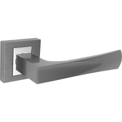 Elegancka Klamka Nero Premium - Grafit/Chrom, Doskonała do Twoich Drzwi