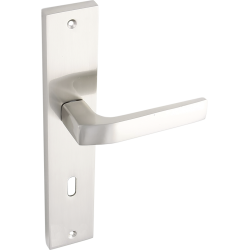 Klasyczna klamka Bingo z satynowym wykończeniem - elegancja dla Twoich drzwi!