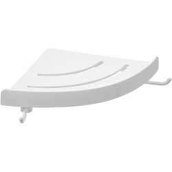 Kuchinox Apo półka łazienkowa ścienna, narożna, biała mat