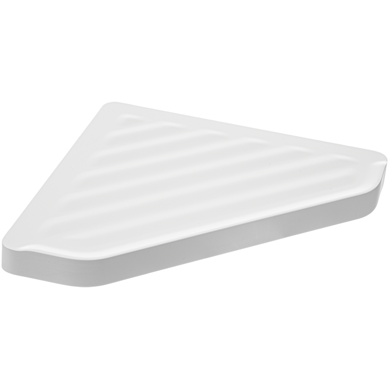 Elegancka Półka Narożna APO - Biała, Matowa, Odporna na Uderzenia