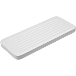 Kuchinox Apo półka łazienkowa ścienna, płaska biała mat