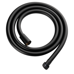 Czarny wąż natryskowy 1500 mm CENTO z systemem antyskrętnym - trwałość i styl!