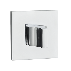 Kwadratowy Szyld Drzwiowy Chromowy WC - Elegancja i Funkcjonalność w Jednym!