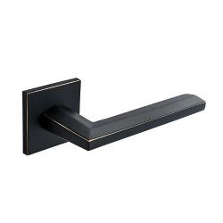 Klasyczna klamka LIBIA - Czarne i złote wykończenie dla eleganckich wnętrz