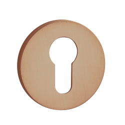 Ozdobny Szyld Okrągły Różowe Złoto z Wkładką - Elegancja i Nowoczesność dla Twoich Drzwi