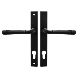 Markizowa Klamka Premium: Styl i Trwałość na Drzwi Zewnętrzne - Czarna, Aluminium i Stal