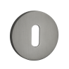 Elegancki Szyld Okrągły Grafitowy z Kluczem - Styl i Bezpieczeństwo dla Twojego Wnętrza