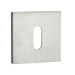 Kwadratowy Szyld Kluczowy Satyna - Elegancki Akcent dla Drzwi Wewnętrznych