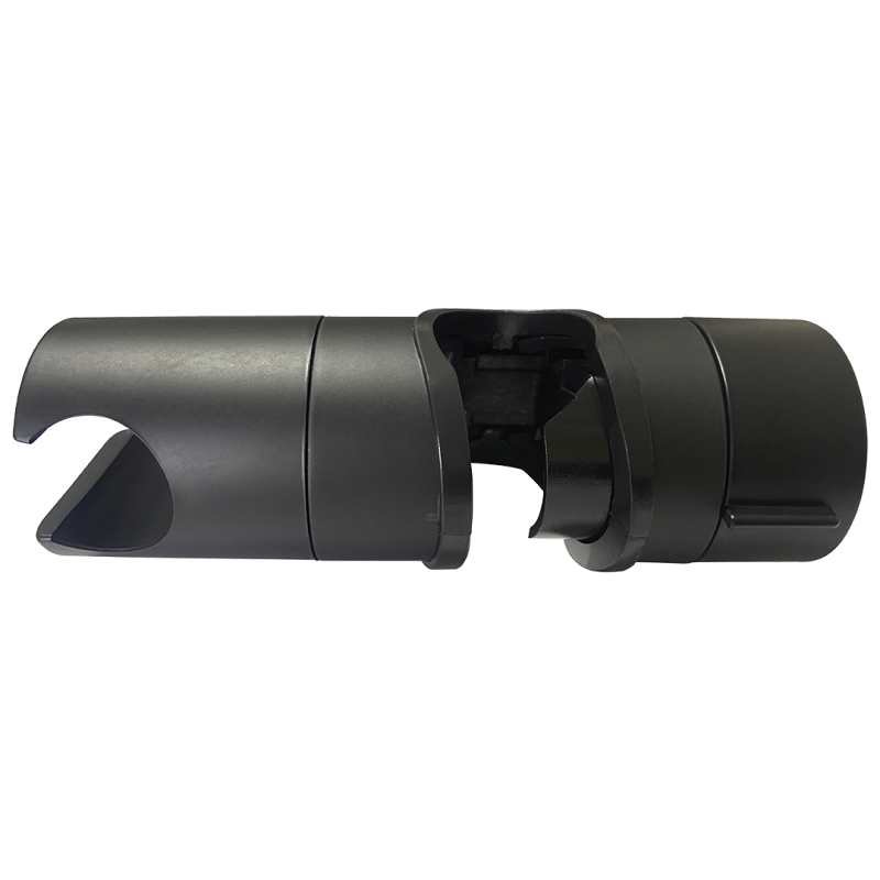 Elegancki uchwyt na słuchawkę prysznicową - czarny design, doskonała jakość!