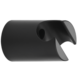 Stylowy Uchwyt Punktowy na Słuchawkę Czarne ABS – Solidność i Design