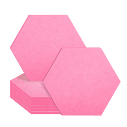 Różowy Filcowy Heksagon 30cm - Stylowy Dodatek do Twojego Wnętrza