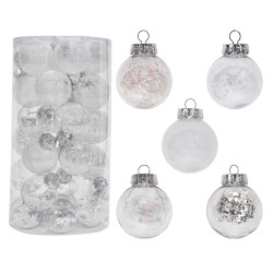Eleganckie Bombki Choinkowe - Zestaw Ozdób Świątecznych na Choinkę