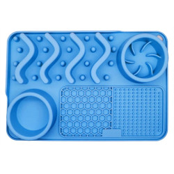 Rewolucyjna Mata Spowalniająca Jedzenie dla Psów - Kolor Niebieski