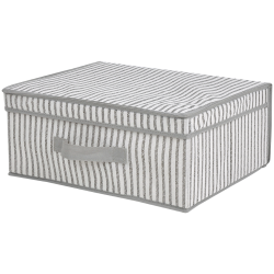 Eleganckie Pudełko FLORIDA beżowe z pokrywą i uchwytem, praktyczne i stylowe!