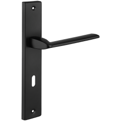 Klasyczna Klamka Zambia - Elegancja w Czerni na Twoje Drzwi!