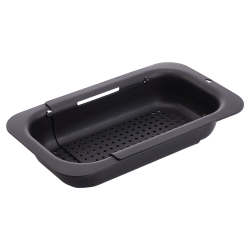 Ociekarka CleverSlide: uniwersalna, czarna, rozsuwana na Twój zlewozmywak!