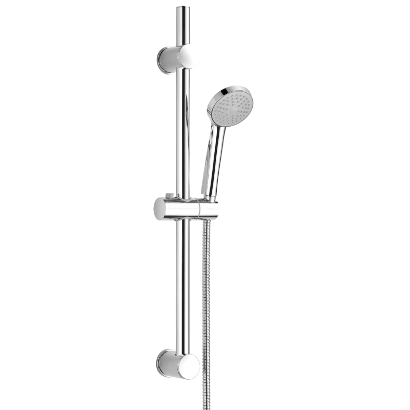 MEVA Elegancki Zestaw Natryskowy na Drążku z Chromowym Wykończeniem - Komfort i Styl