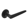 FORMELIA Elegancja Premium - Klamka Czarna na Rozecie do Drzwi Wewnętrznych