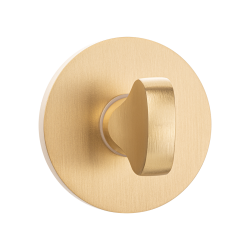 Elegancki Szyld Okrągły Złoty WC – Doskonałe Wykończenie Wnętrza