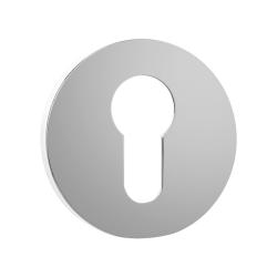 Elegancki Szyld Okrągły Chromowany z Wkładką - Idealny do Drzwi Wewnętrznych