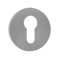 Szykowny Szyld Okrągły Satyna Mat do Drzwi Wewnętrznych z Wkładką