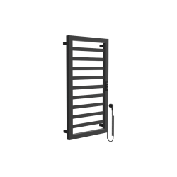 Brego Smart grzejnik łazienkowy elektryczny 91x50 cm, czarny mat