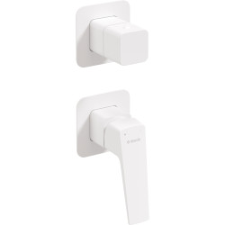 Deante Blur bateria prysznicowa podtynkowa bianco