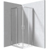 Kabina prysznicowa z brodzikiem prostokątna - 80x90 cm