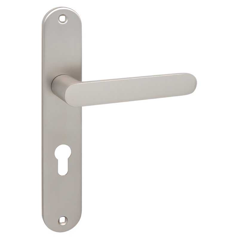 MALAGA klamka na szyldzie długim na wkładkę