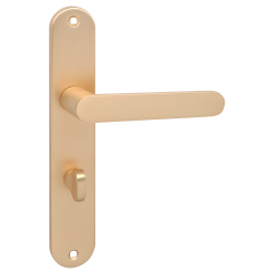 MALAGA klamka na szyldzie długim WC