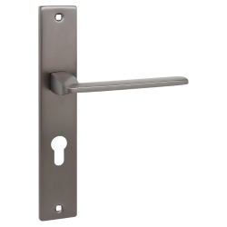 ZAMBIA klamka na szyldzie długim na wkładkę