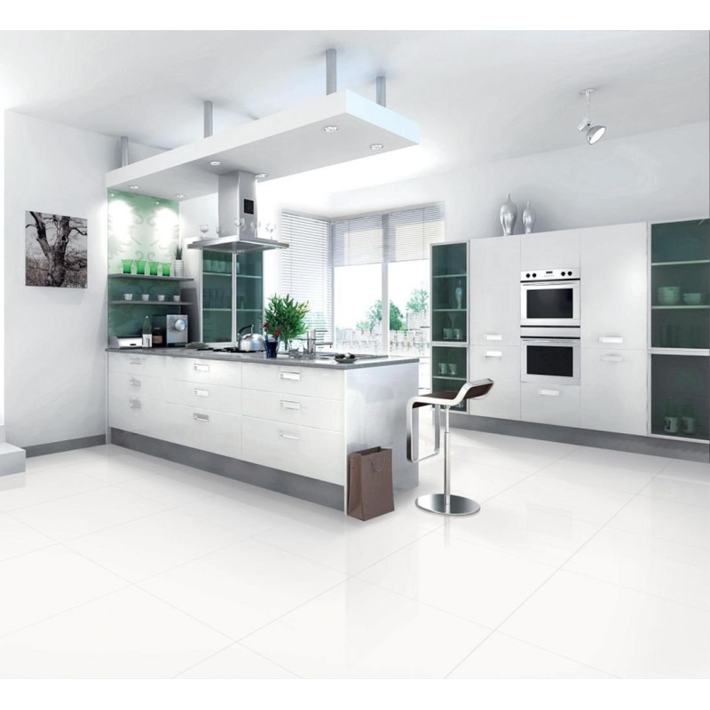 Gres ICE WHITE POLISHED 60x60 cm - Elegancja i Styl na Każdą Podłogę!