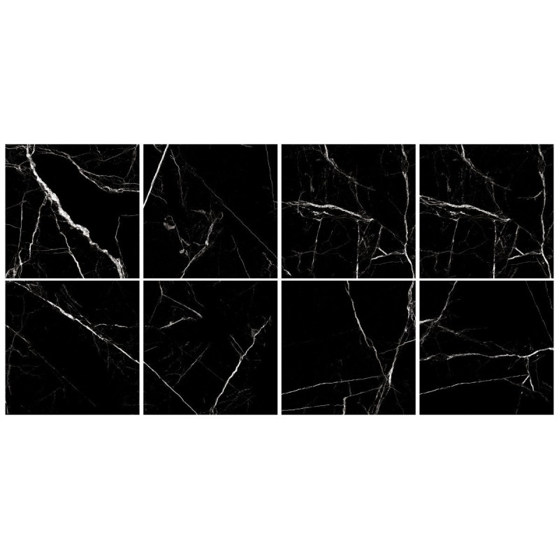 Płytka gresowa MARKINIA SILVER HIGH GLOSSY 60x60 cm