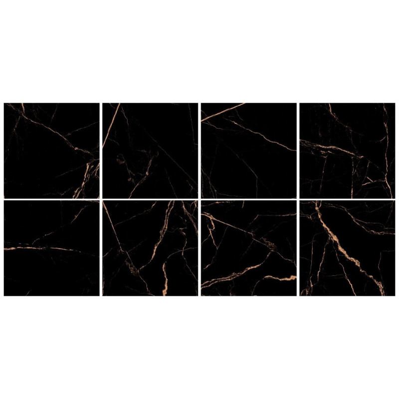 Płytka gresowa MARKINIA GOLD HIGH GLOSSY 60x60 cm