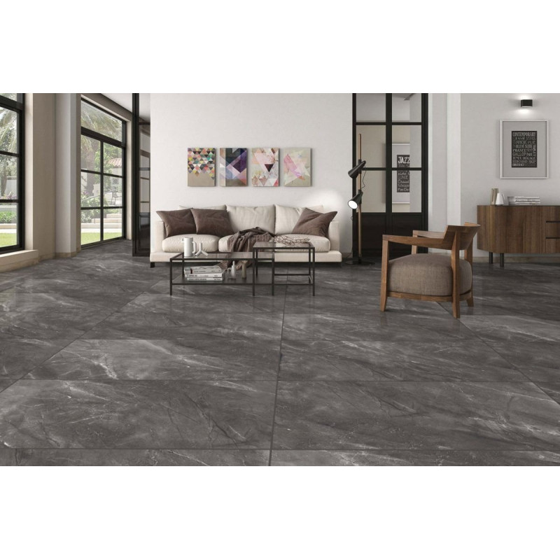 Płytka gresowa VENEZIA NERO POLISHED 60x120 cm