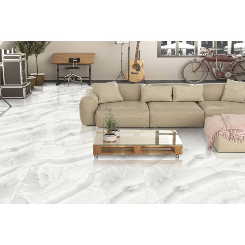 Płytka gresowa ONYX SILVER POLISHED 60x120 cm