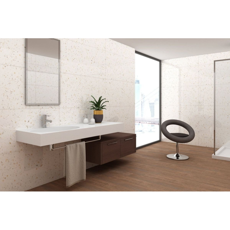 Płytka gresowa TERAZZO WHITE POLISHED 60x120 cm