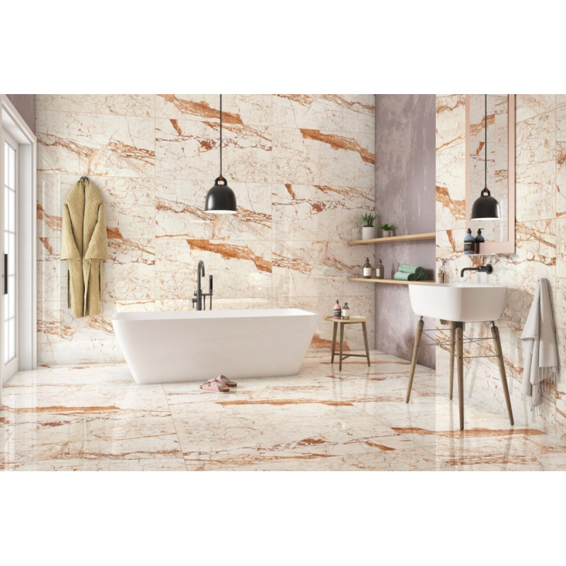 Wyprzedaż płytka gresowa MARMO ROSSO POLISHED 60x120 cm