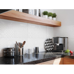 Płytka ścienna WALL WHITE APARICHY SHINY 30x60 cm