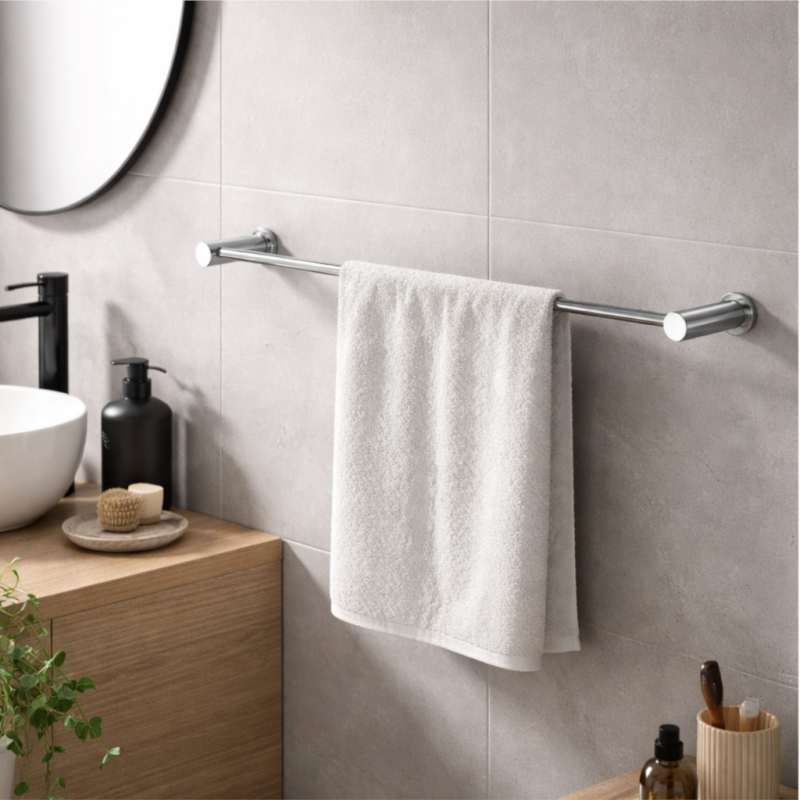 WIESZAK NA RĘCZNIK PODWÓJNY CHROM