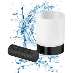 Cersanit Kubek ścienny czarny